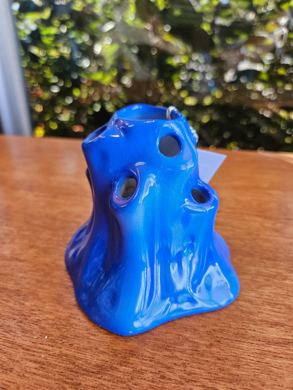 Blue Crown Ducal Stem Vase|10189
