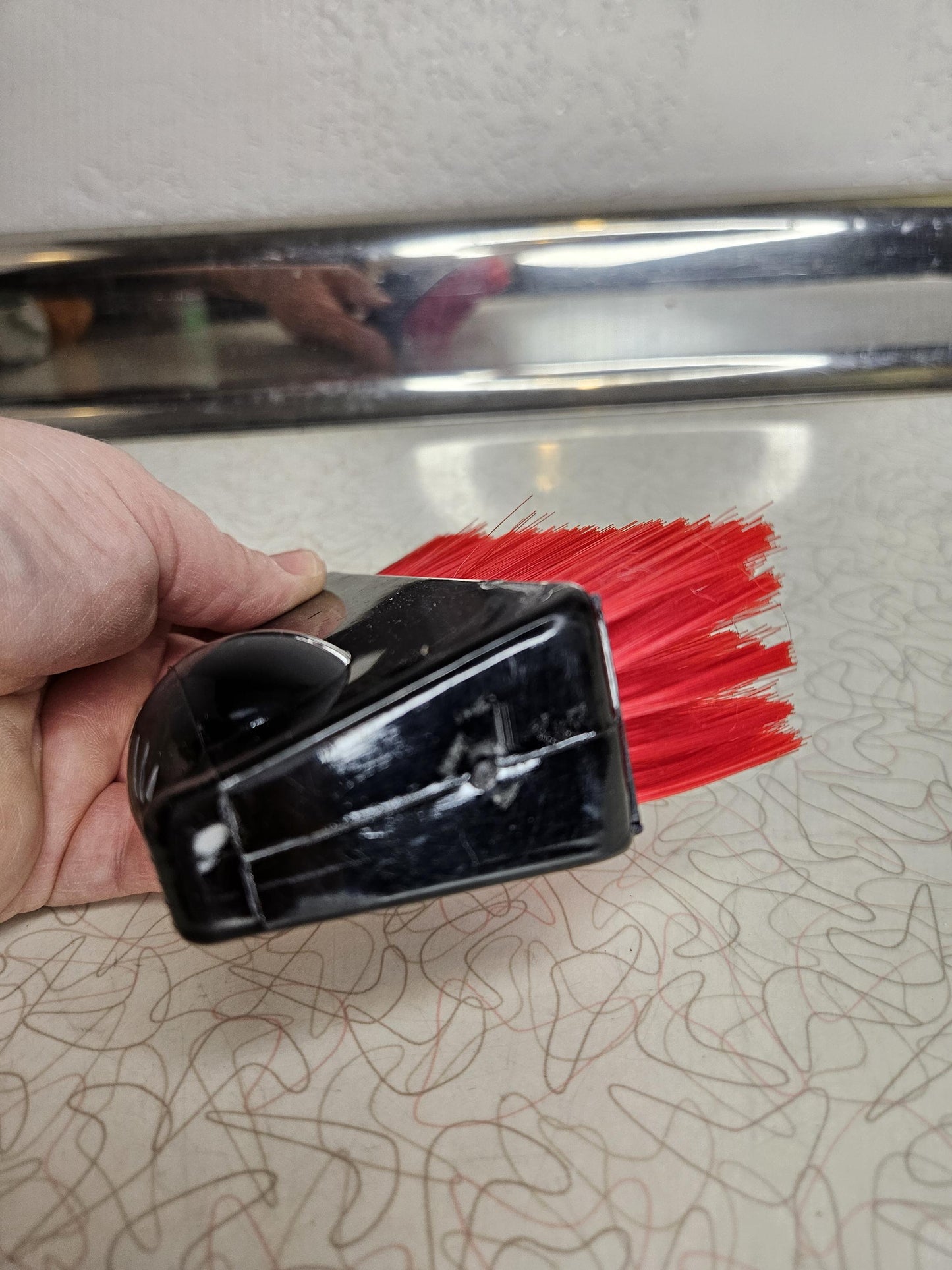 1960s MCM Black Figural Cat Clothing Lint Brush