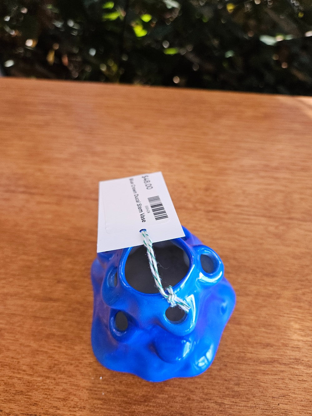Blue Crown Ducal Stem Vase|10191