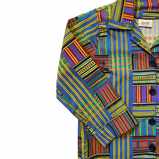 70s Scott Multicolor Striped Jacket|9319