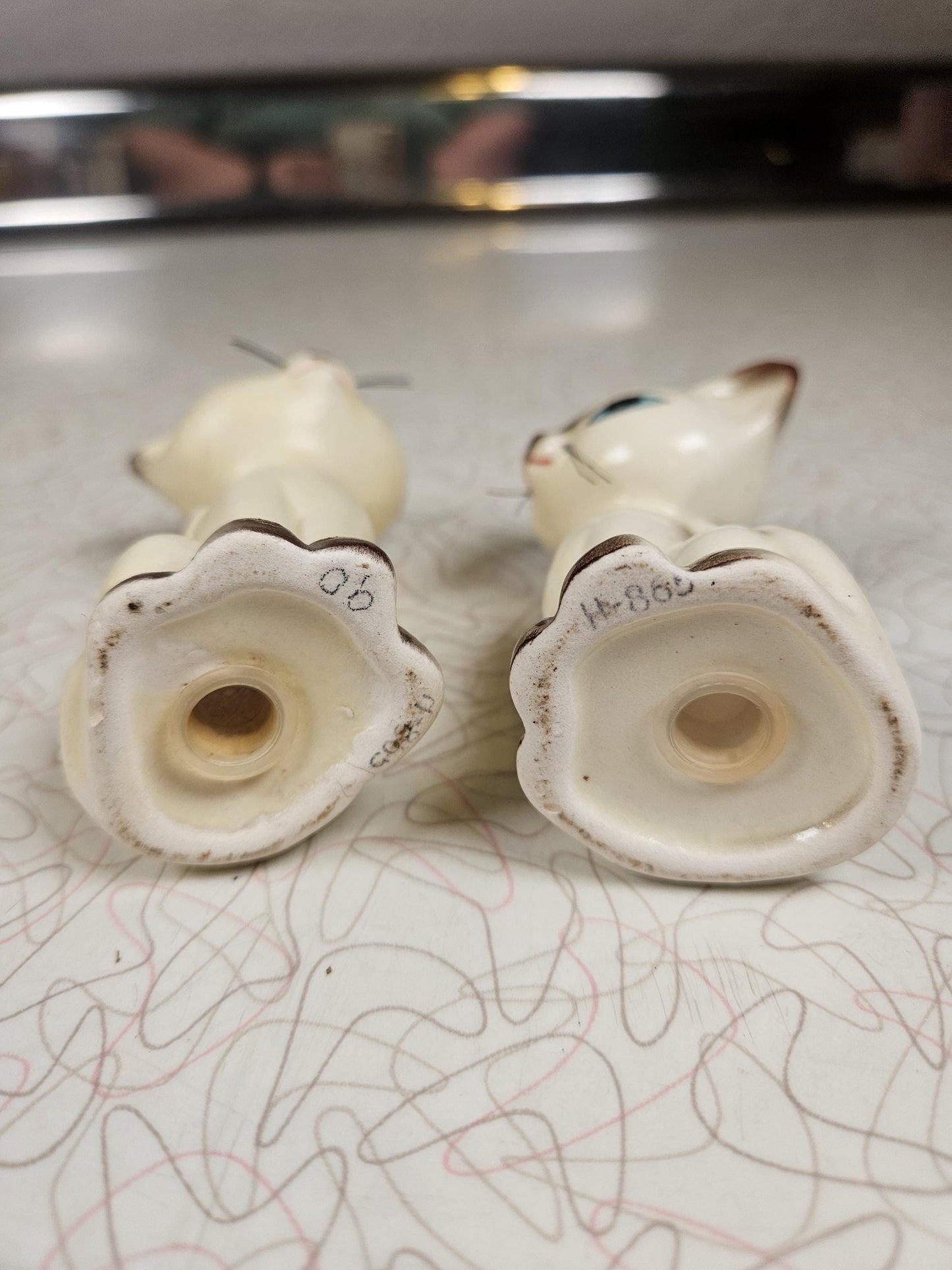 Atomic Siamese Cat Salt and Pepper Shakers
