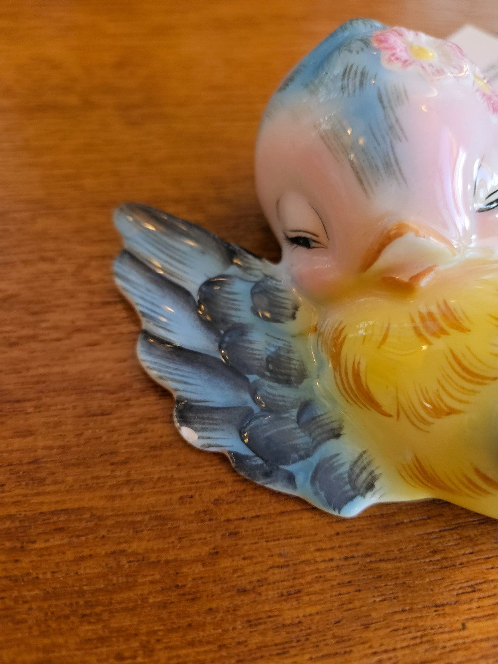 Lefton Bluebird Eyes Closed Pocket Wall Decor, 7845, ESD|10316
