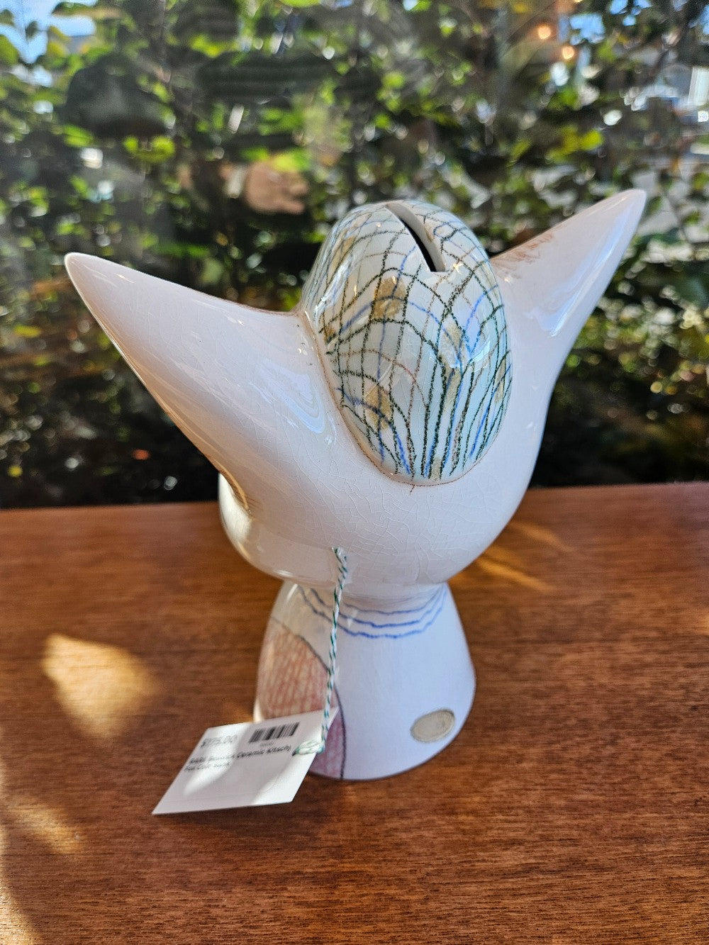 RARE Beswick Ceramic Kitschy Fox Coin Bank|10240