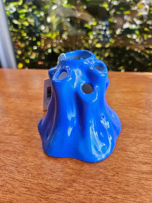 Blue Crown Ducal Stem Vase|10188