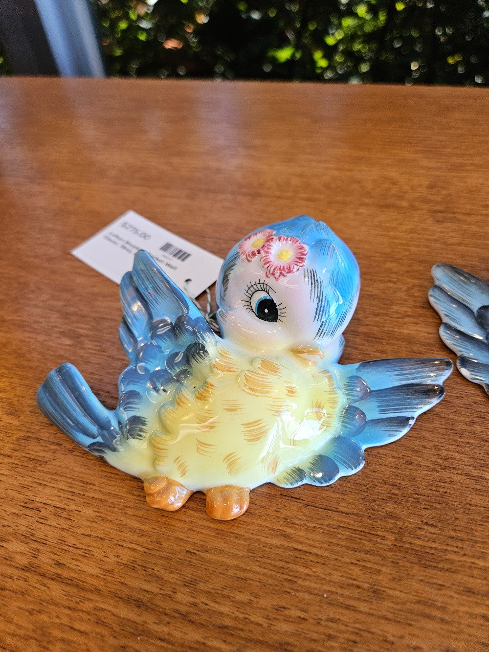Lefton Bluebird Eyes Open Pocket Wall Decor, 7845, ESD|10181
