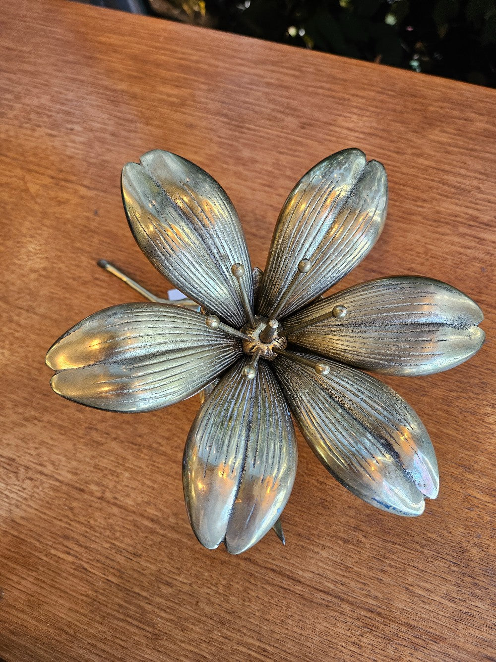 RARE Brass Flower Petal Ashtray|10147