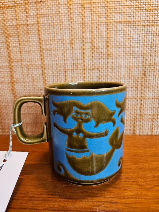 John Clapisson Hornsea Coffee Mug - Green and Blue Mermaid|12621