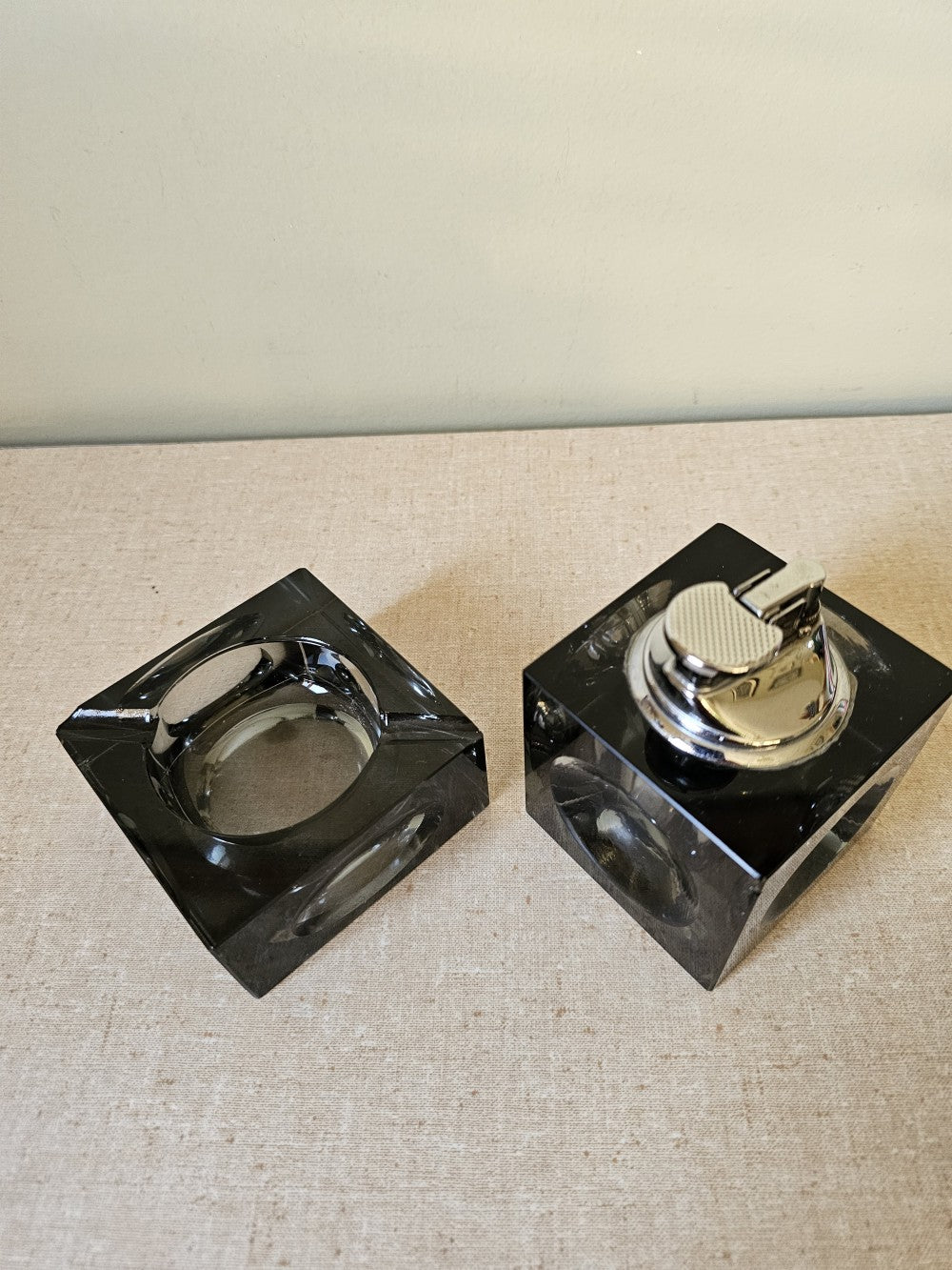 Murano Glass Table Lighter & Ashtray|9906