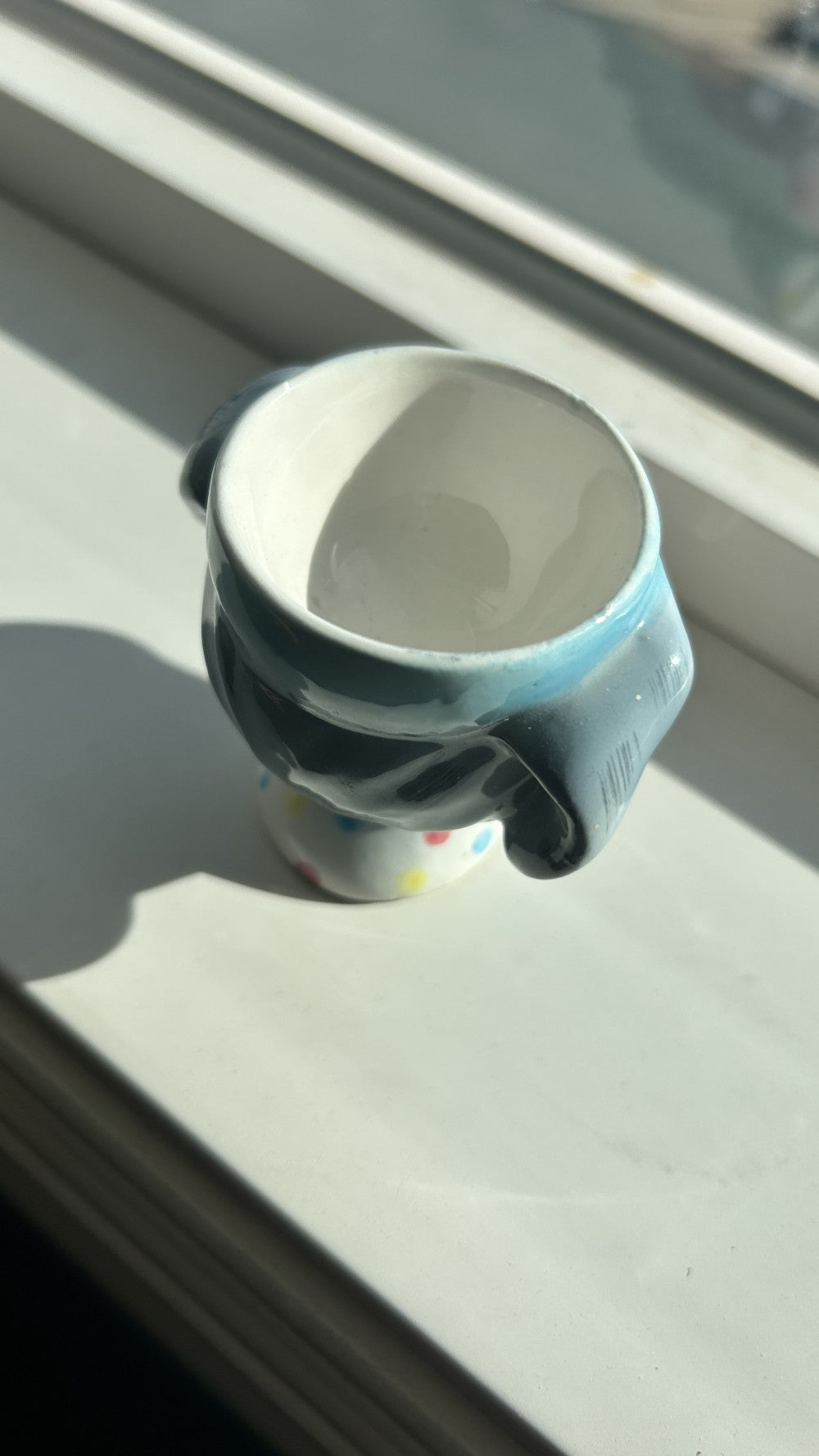 Rare vintage Lefton Puppy Pal egg cup|10614