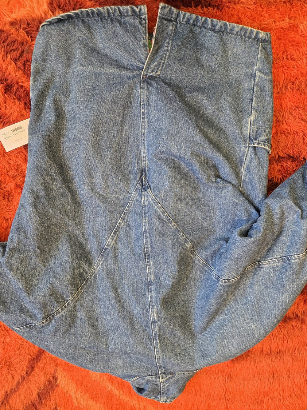 Paris Sport Club Quilted Denim Jacket|10547
