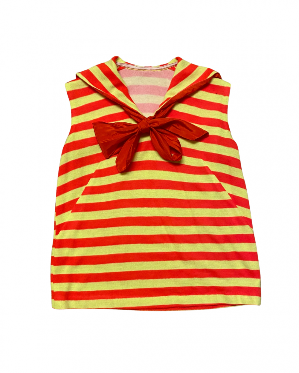 50s Red & Yellow Striped Beach Set|12414