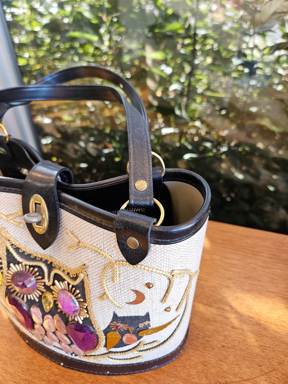 Vintage Enid Collins of Texas 1967 Owl Tote|10232