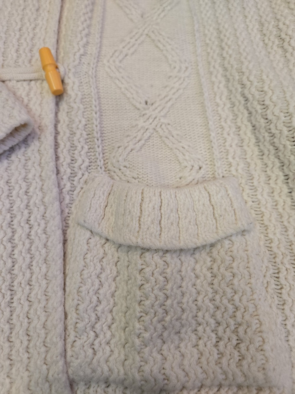 St. Michael Cream Cardigan (w/hood)|10642