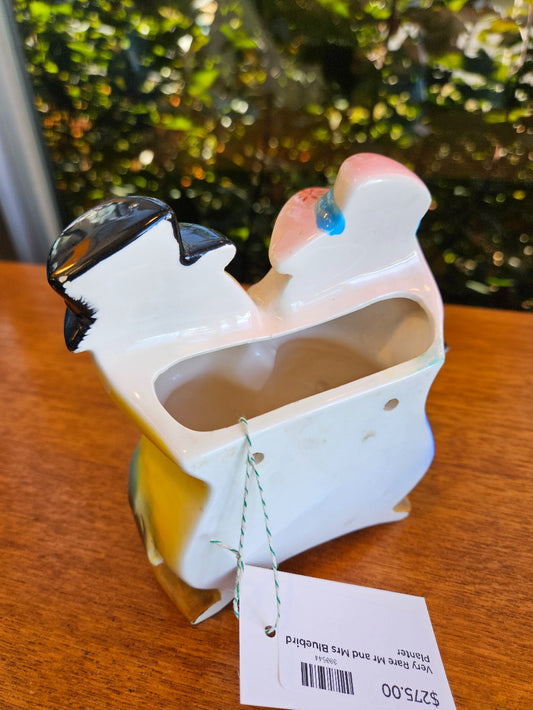 Very Rare Mr and Mrs Bluebird Planter|10178