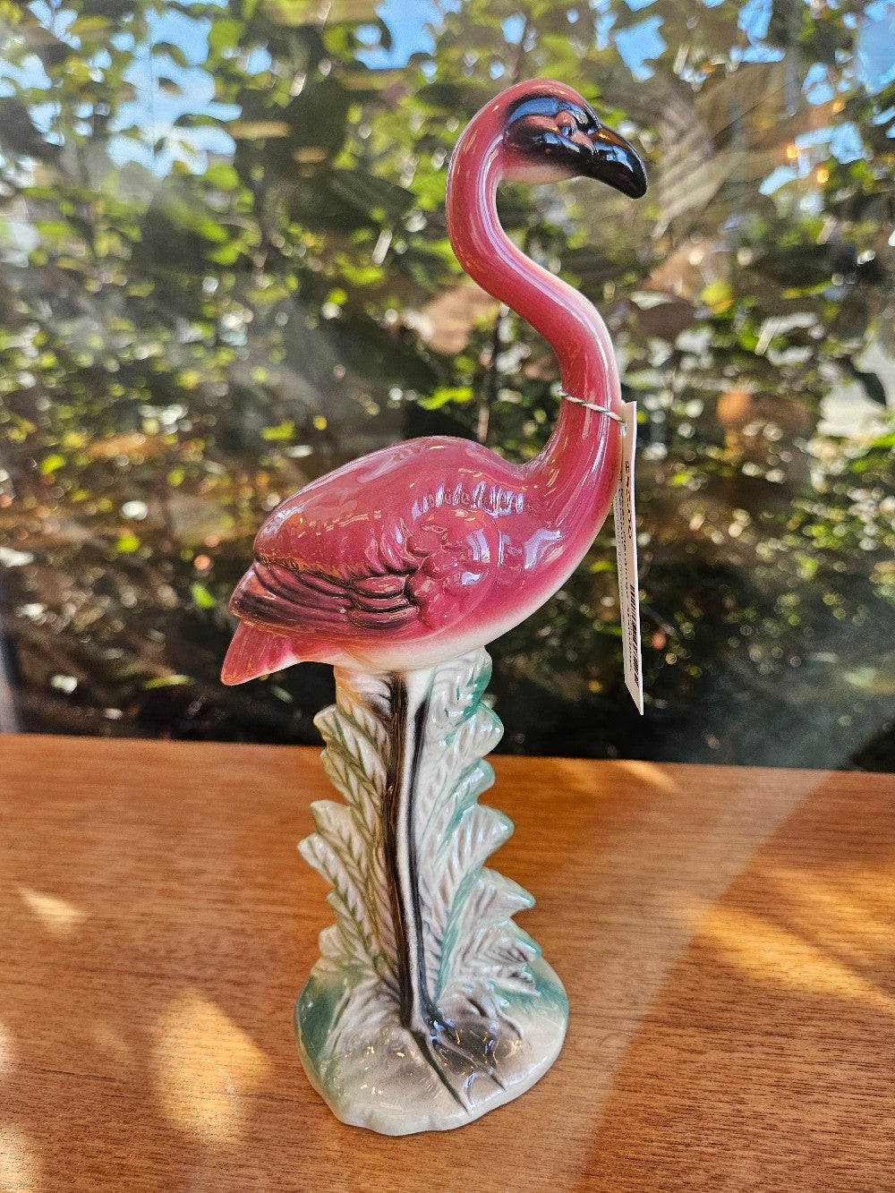 Art Deco Flamingo Standing, 10", Ceramic|10293