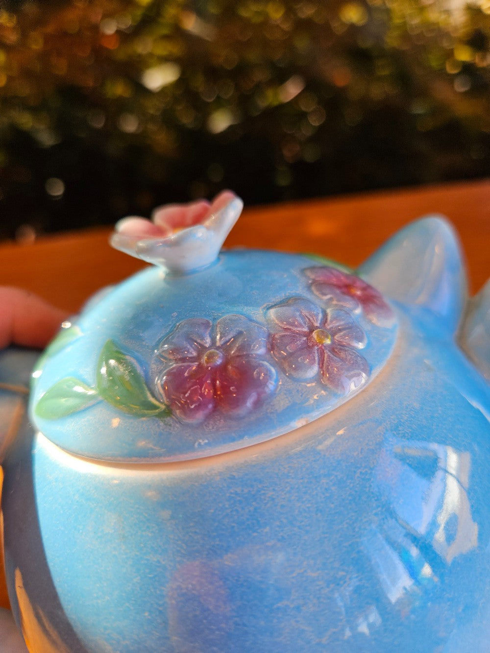 Lefton Chase the Cat Teapot|10252