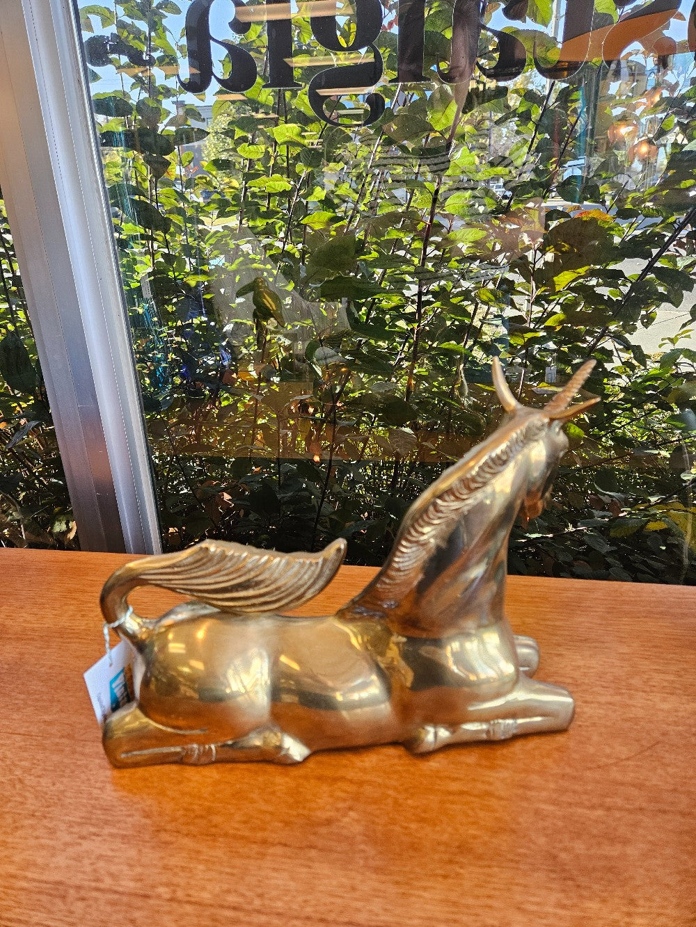 Large Brass Unicorn|10154