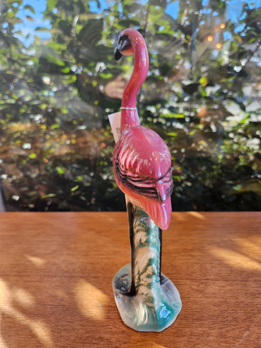 Art Deco Flamingo Standing, 10", Ceramic|10292