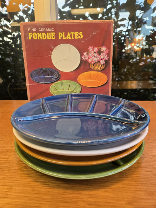 Fondue Plates - Set of 4|10621