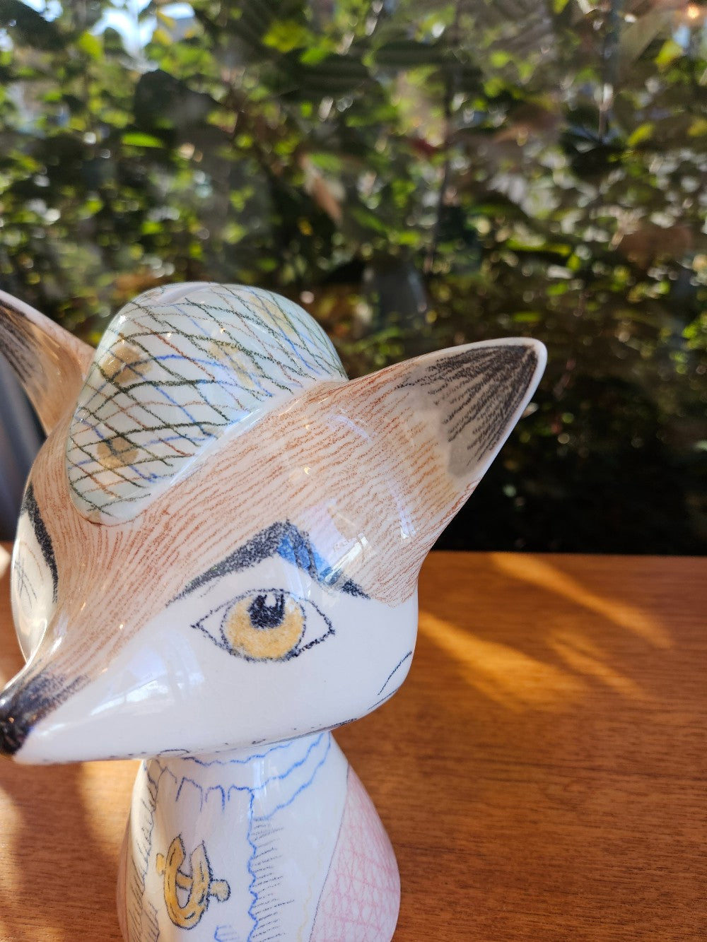 RARE Beswick Ceramic Kitschy Fox Coin Bank|10239