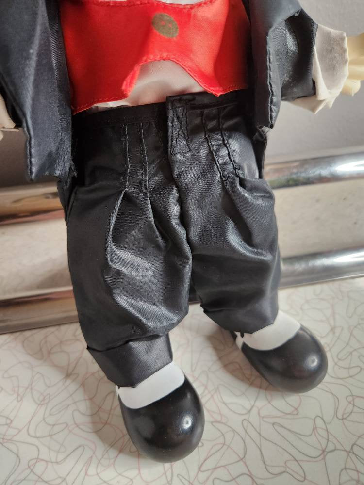 Vintage Disney Mickey Mouse Applause Doll Toy 11" , Tuxedo, Vintage Toy, Collectible, Disney