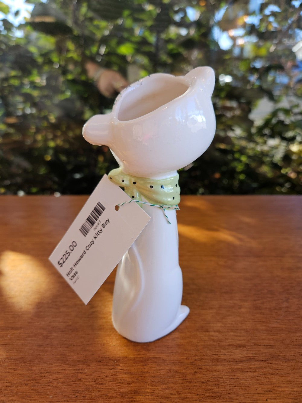 Holt Howard Cozy Kitty Boy Vase|10255