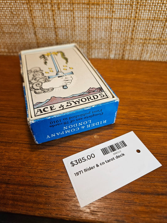 1971 Rider & co tarot deck|12614