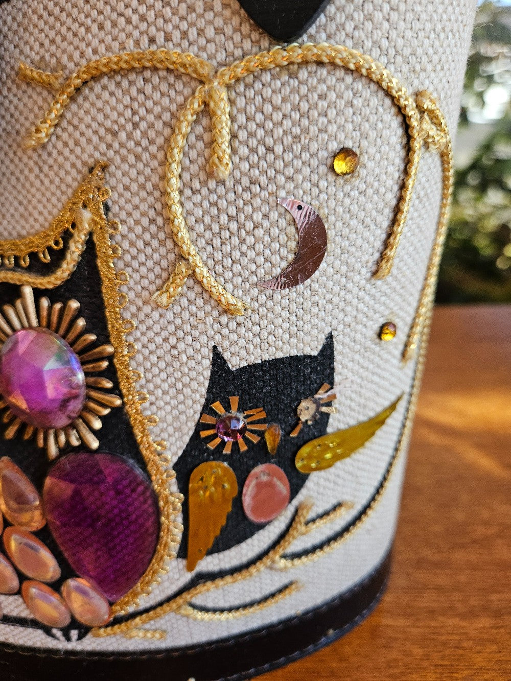 Vintage Enid Collins of Texas 1967 Owl Tote|10231