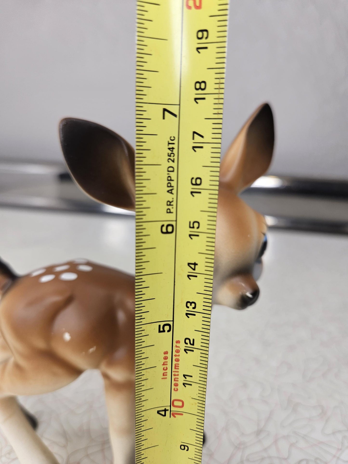 Anthropomorphic Ceramic Deer, Vintage, Kitschy, 1960s *repaired*