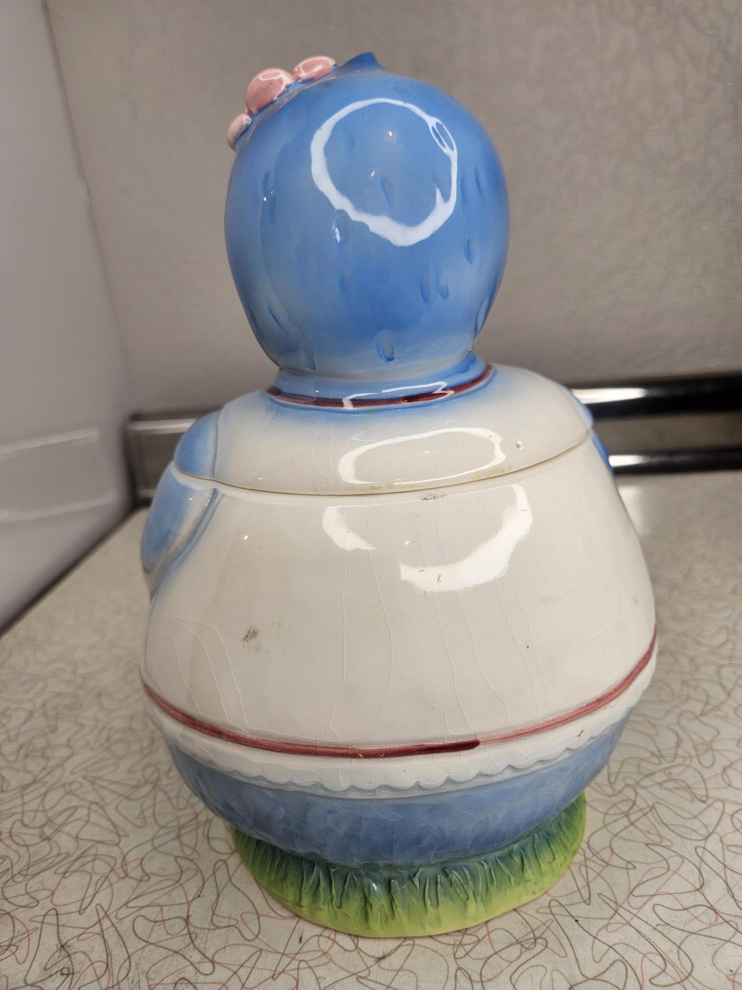 RARE Vintage Bluebird Lefton Anthropomorphic ESD, 1950’s, Cookie Jar, Enesco, NC Cameron & Sons, Made in Japan