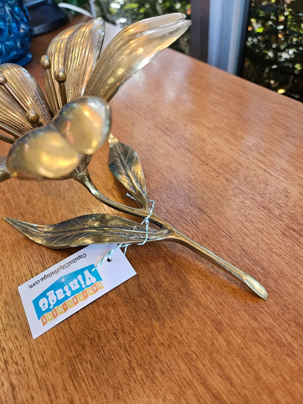 RARE Brass Flower Petal Ashtray|10145