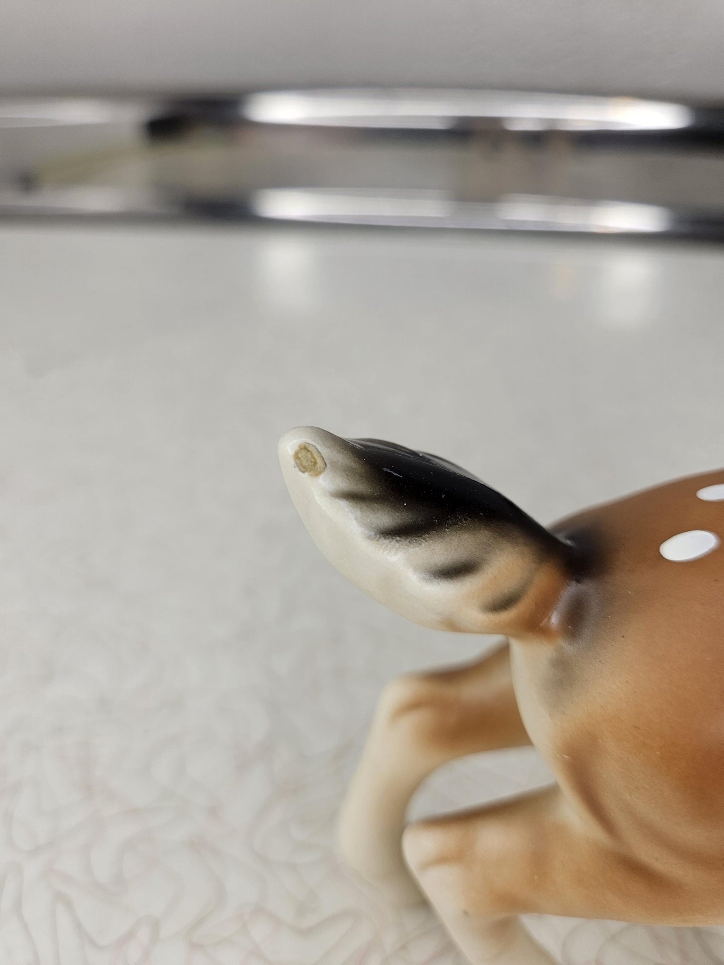 Anthropomorphic Ceramic Deer, Vintage, Kitschy, 1960s *repaired*
