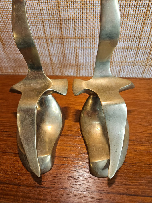 Brass Seagull Bookends|12844