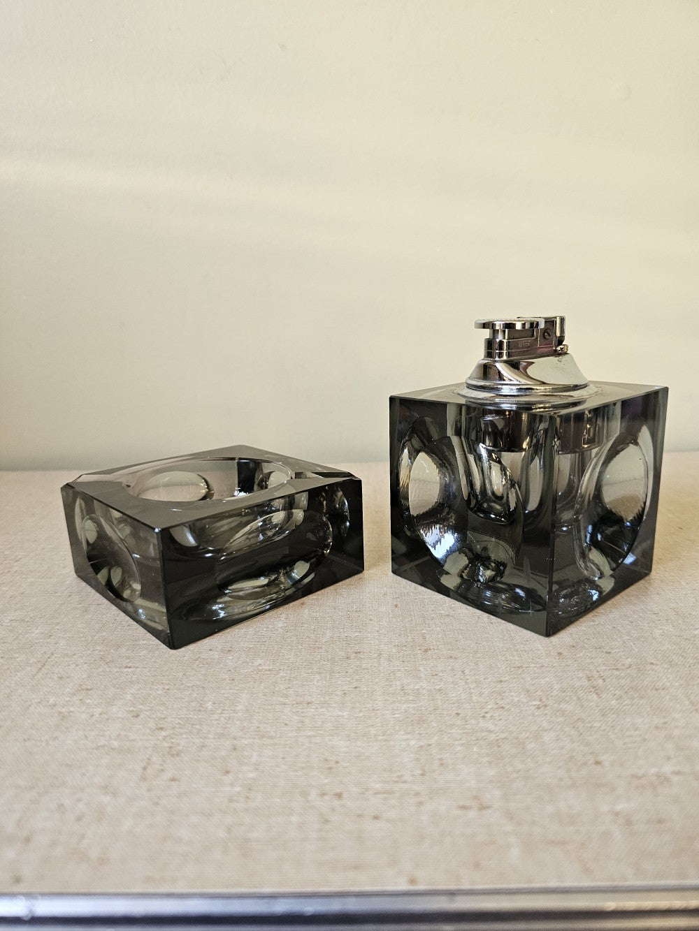 Murano Glass Table Lighter & Ashtray|9908