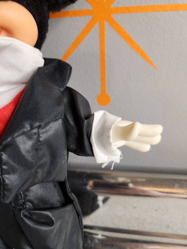 Vintage Disney Mickey Mouse Applause Doll Toy 11" , Tuxedo, Vintage Toy, Collectible, Disney