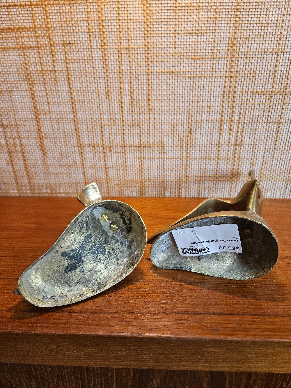 Brass Seagull Bookends|12848