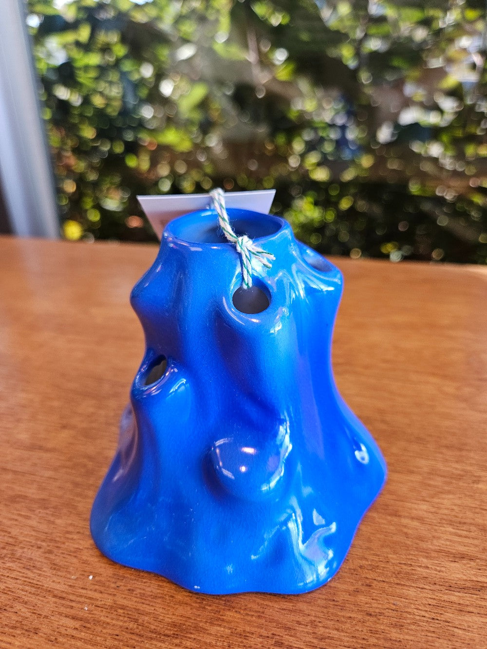 Blue Crown Ducal Stem Vase|10190