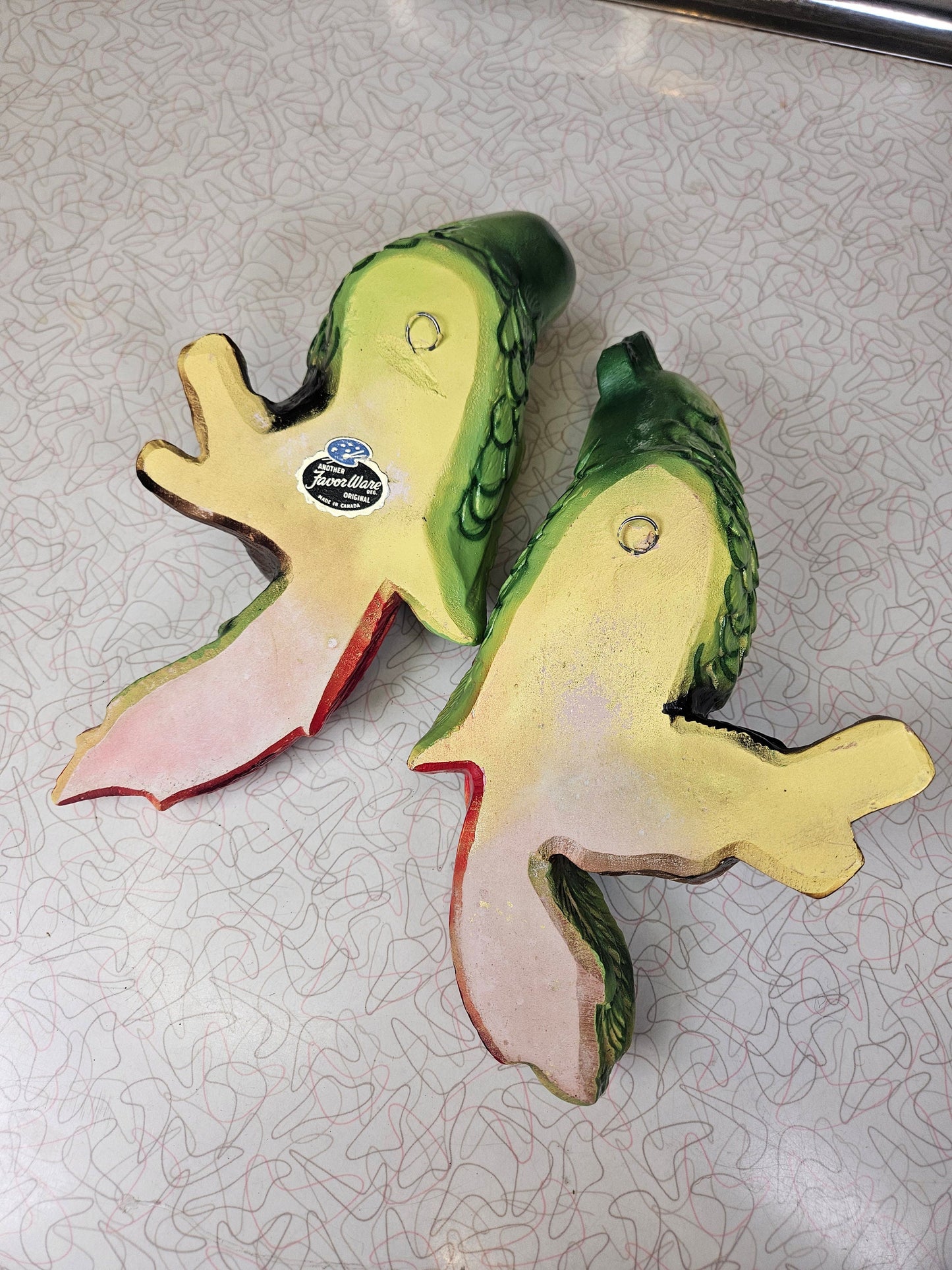 Vintage Favorware Parrot Wall Hanging, Decor,