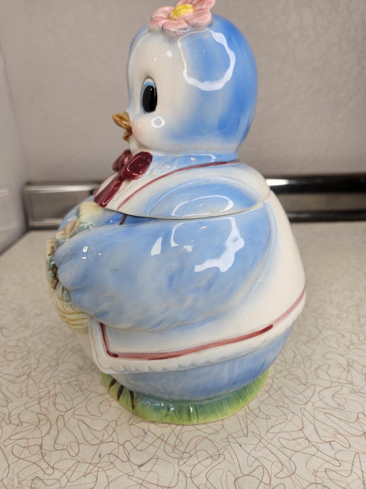 RARE Vintage Bluebird Lefton Anthropomorphic ESD, 1950’s, Cookie Jar, Enesco, NC Cameron & Sons, Made in Japan