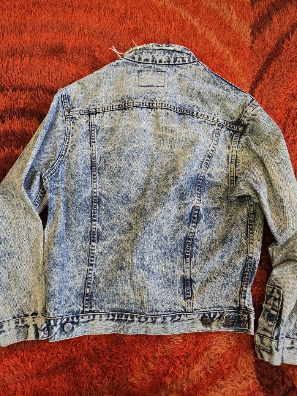 IKEDA Acid Wash Denim Jacket|10541