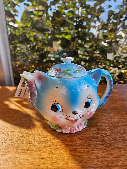 Lefton Chase the Cat Teapot|10243