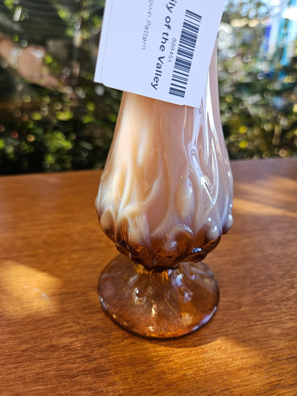 1970s Fenton Lily of the Valley Bud Vase|10223