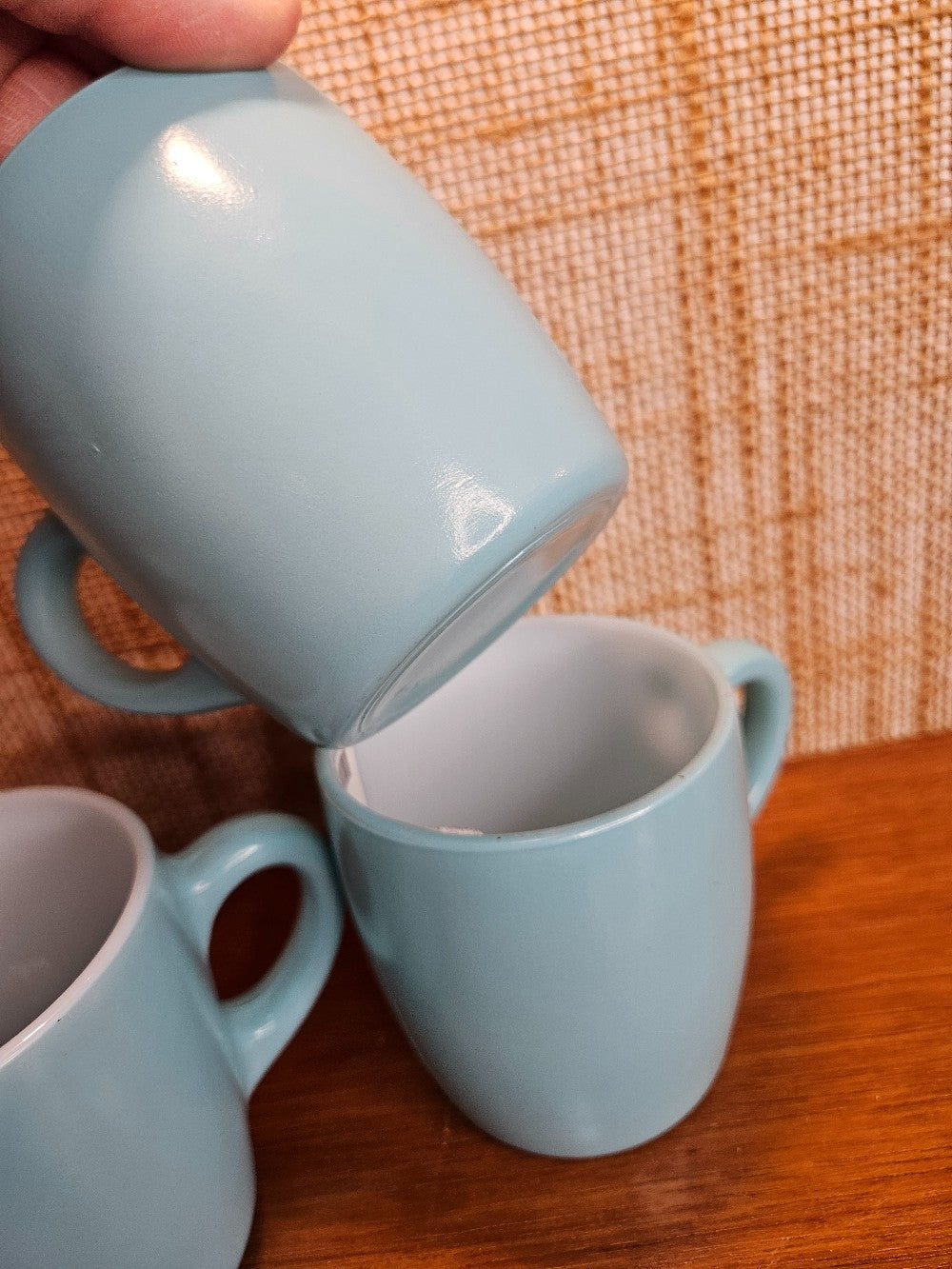 Hazel Atlas Robins Egg Blue - Single Mug|12531