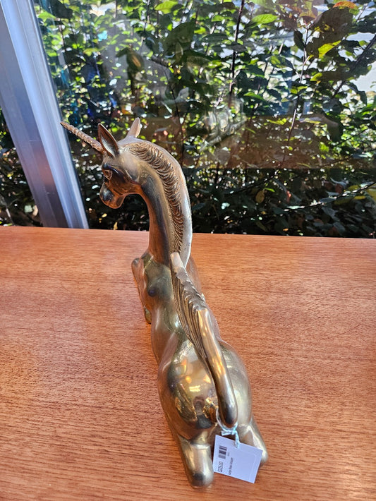Large Brass Unicorn|10153