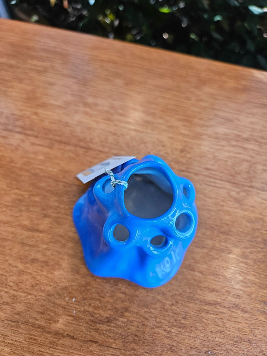 Blue Crown Ducal Stem Vase|10187