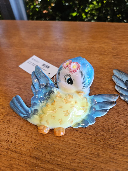 Lefton Bluebird Eyes Open Pocket Wall Decor, 7845, ESD|10181