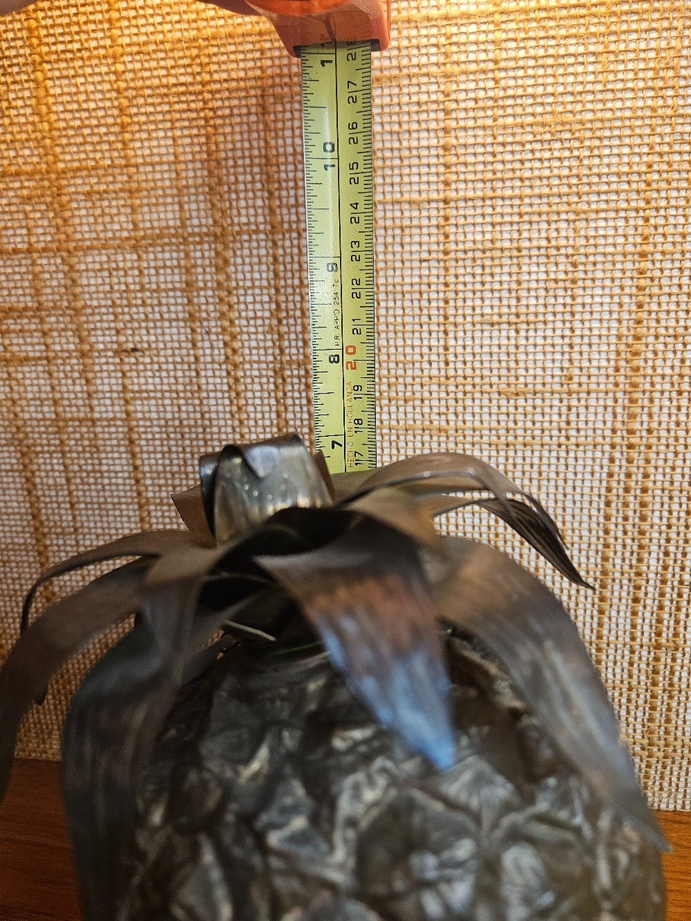 Solid brass pineapple.|12567