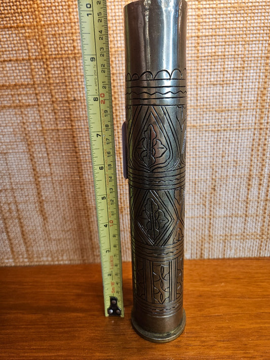 Trench Art Vase|12657