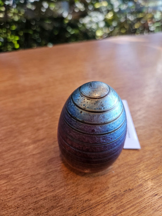 Skookum Paperweight, Iridescent Egg Shaped|10198