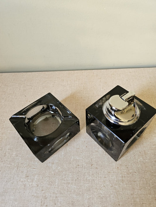 Murano Glass Table Lighter & Ashtray|9906